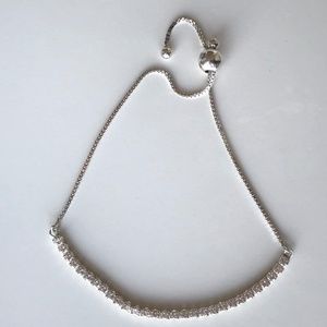 Pandora Sparkling Strand Bracelet, Silver w/ CZ